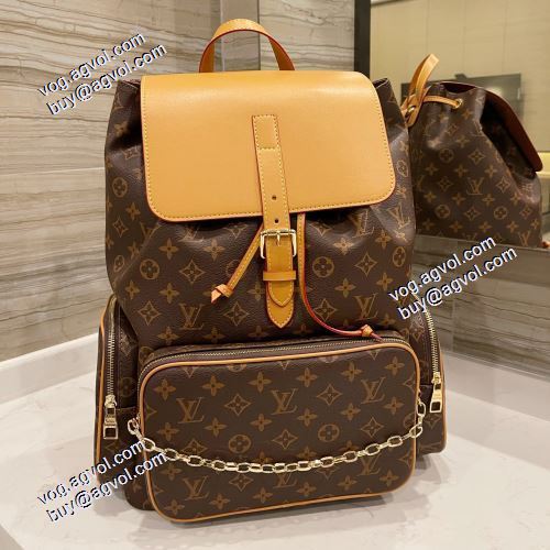 2021秋冬 ルイ ヴィトン LOUIS VUITTON リュック、バックパック レザーショルダーバッグ ルイ ヴィトンコピーブランド 人気ブランド