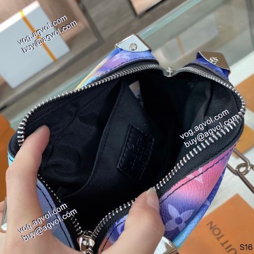 極上の着心地 ルイ ヴィトン偽物ブランド 2021秋冬 ルイ ヴィトン LOUIS VUITTON 斜め掛けバッグ ダブルファスナー使用