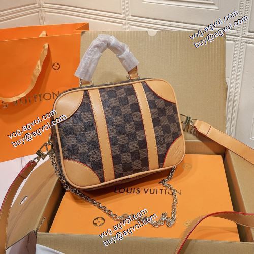2021秋冬 ルイ ヴィトンブランドコピー ルイ ヴィトン LOUIS VUITTON お洒落自在 4色可選 斜め掛けバッグ シンプル＋多機能 ダミエ