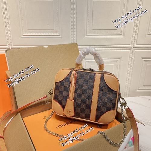 2021秋冬 ルイ ヴィトンブランドコピー ルイ ヴィトン LOUIS VUITTON お洒落自在 4色可選 斜め掛けバッグ シンプル＋多機能 ダミエ