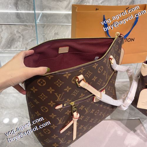 上品上質 2022早春 ルイ ヴィトン LOUIS VUITTON ショルダーバッグ ルイ ヴィトンブランドスーパーコピー モノグラム ムダな装飾を排したデザイン 非凡な容量