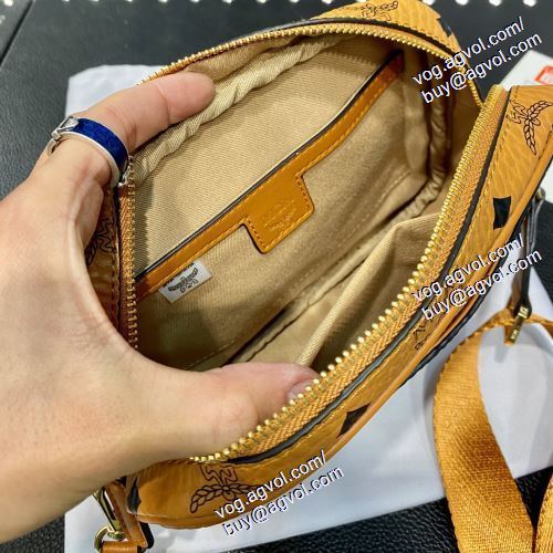 エムシーエム コピー MCMスーパーコピー 美品 2021春夏 斜め掛けバッグ 