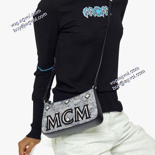 魅力ファッション エムシーエムショルダーバッグコピー 先行販売 エムシーエム コピー MCM 2021秋冬 ヴィンテージ モノグラム ジャカード 3色可選  内側にオープンポケット エムシーエム ショルダーバッグ コピー