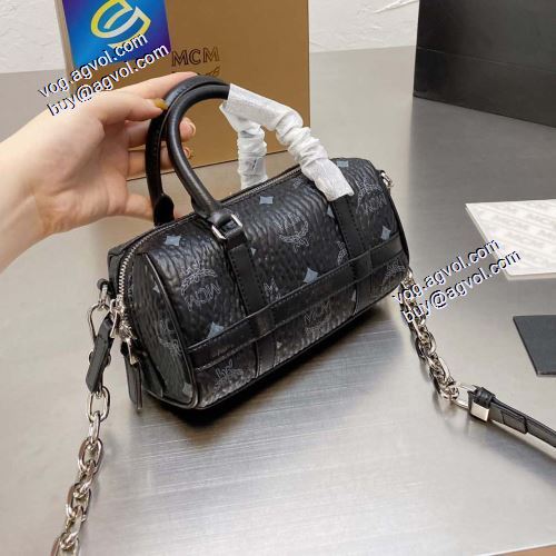 ファション性の高い エムシーエム ボストンバッグコピー 著名人の着用 エムシーエム コピー MCM 2021秋冬 ボストンバッグ - ヴィセトス 4色可選