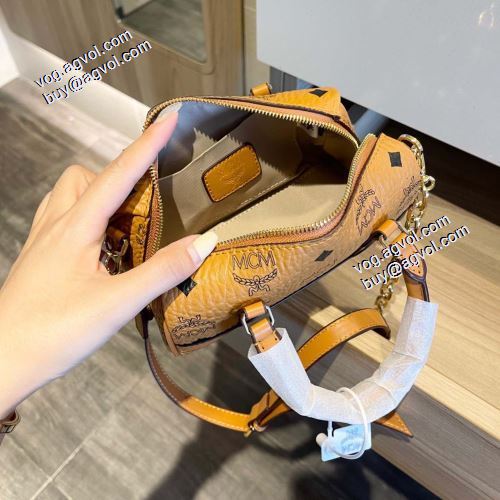 ファション性の高い エムシーエム ボストンバッグコピー 著名人の着用 エムシーエム コピー MCM 2021秋冬 ボストンバッグ - ヴィセトス 4色可選