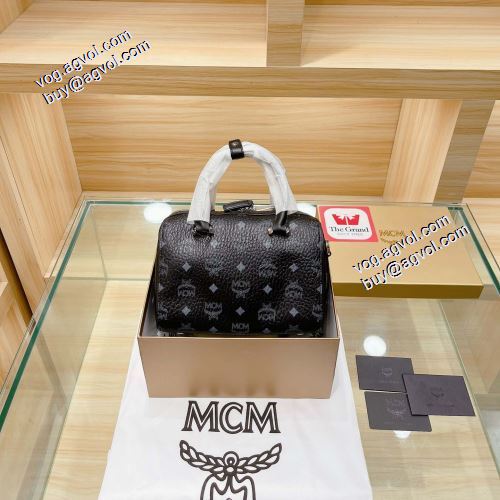 人気新品★超特価★ エムシーエム コピー MCM ボストンバッグ 長年旅行用バッグ ショルダーバッグ 2色可選 エムシーエム ボストンバッグコピー 2021秋冬