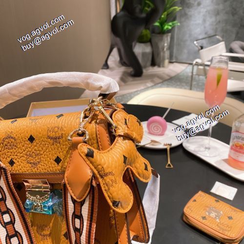 エムシーエム コピー MCM 上品上質 手持ち&ショルダー掛け ショルダーバッグ 2021秋冬 ハンドバッグ エムシーエムスーパーコピー
