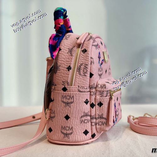 人気ブランド エムシーエム コピー MCM 2021miniバックパック エムシーエム バックパックコピー 4色可選 20x21x12cm