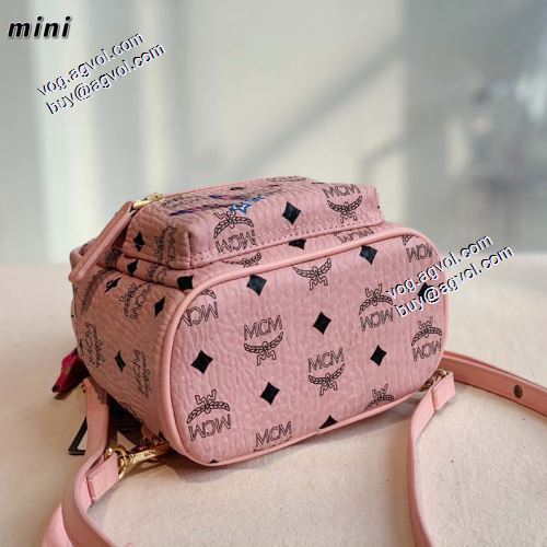 人気ブランド エムシーエム コピー MCM 2021miniバックパック エムシーエム バックパックコピー 4色可選 20x21x12cm