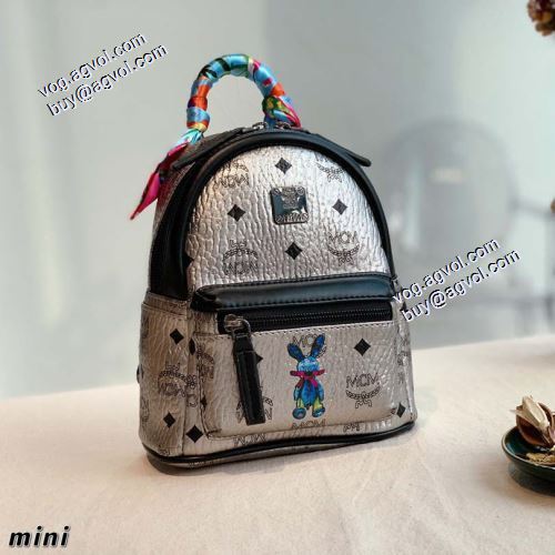 海外セレブ愛用 miniバックパック 2色可選 エムシーエム コピー MCM 2021秋冬 エムシーエム バックパックコピー
