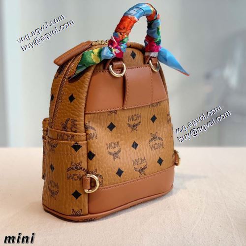 海外セレブ愛用 miniバックパック 2色可選 エムシーエム コピー MCM 2021秋冬 エムシーエム バックパックコピー