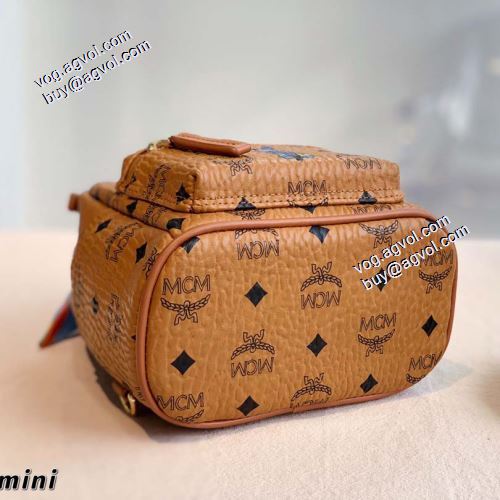 海外セレブ愛用 miniバックパック 2色可選 エムシーエム コピー MCM 2021秋冬 エムシーエム バックパックコピー