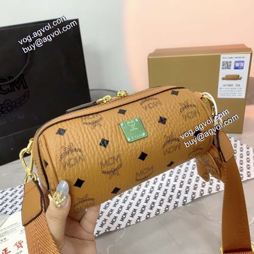 上品な輝きを放つ形 ヴィセトス クロスボディバッグ エムシーエム コピー MCM 2021秋冬 ショルダーバッグ 3色可選 エムシーエム ショルダーバッグ コピー