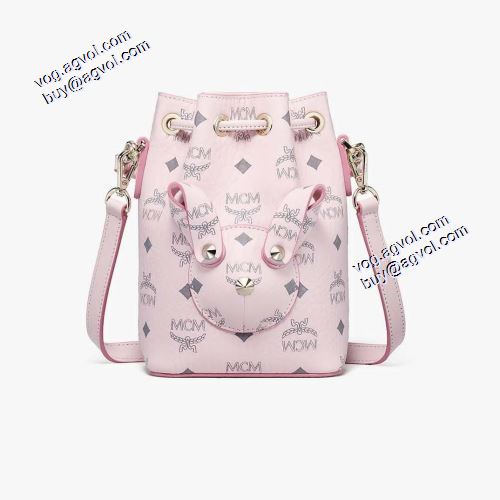 オリジナル 2021秋冬 MCM Zoo bucket bag ラビット エムシーエム コピー MCM バケットバッグ エムシーエム ショルダーバッグ コピー 4色可選 