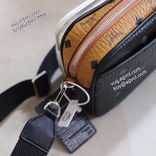 大好評 エムシーエム コピー MCM 2021秋冬 MCM Klassik Visetos クロスボディバッグ ショルダーバッグ エムシーエム 斜め掛けバッグコピー 人目を惹くデザイン
