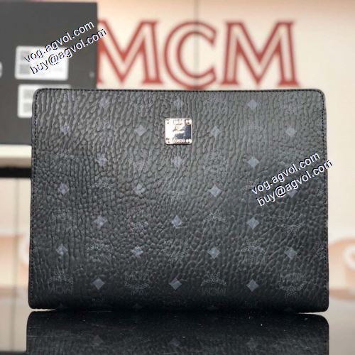 人気 ランキング セカンドバッグ MCM Visetos Original エムシーエム コピー MCM 2021秋冬 モノグラム ジップポーチ 3色可選 エムシーエム コスメポーチコピー 高級本革