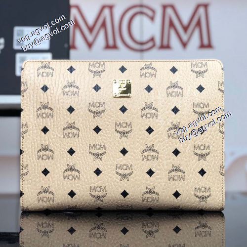 人気 ランキング セカンドバッグ MCM Visetos Original エムシーエム コピー MCM 2021秋冬 モノグラム ジップポーチ 3色可選 エムシーエム コスメポーチコピー 高級本革