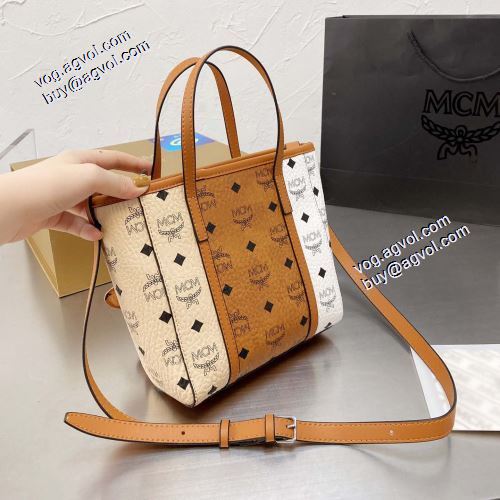 2021秋冬 大特価 MCM Toni Visetos トートバッグ ショルダーバッグ 20x19cm エムシーエムブランド 偽物 通販 エムシーエム コピー MCM 圧倒的な高級感