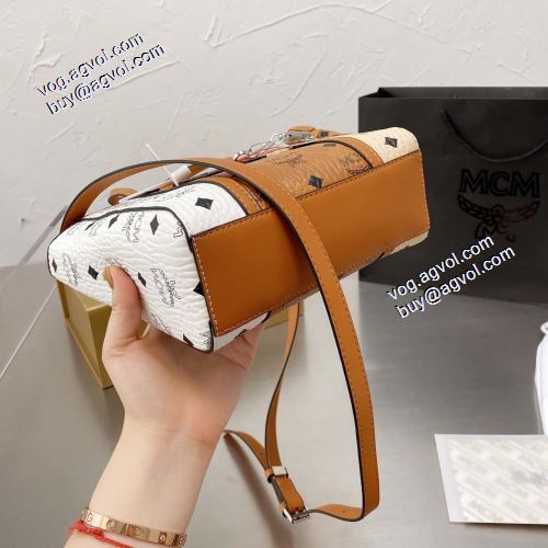 2021秋冬 大特価 MCM Toni Visetos トートバッグ ショルダーバッグ 20x19cm エムシーエムブランド 偽物 通販 エムシーエム コピー MCM 圧倒的な高級感