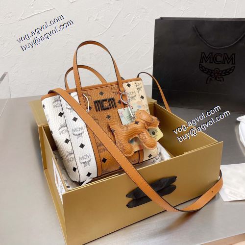 2021秋冬 大特価 MCM Toni Visetos トートバッグ ショルダーバッグ 20x19cm エムシーエムブランド 偽物 通販 エムシーエム コピー MCM 圧倒的な高級感