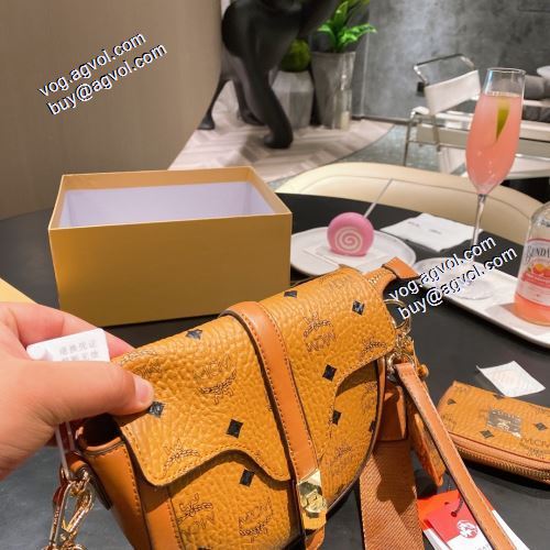 大人気☆NEW!!  MCM Patricia ショルダーバッグ エムシーエム コピー MCM 2021秋冬 エムシーエム偽物ブランド 小型 軽量