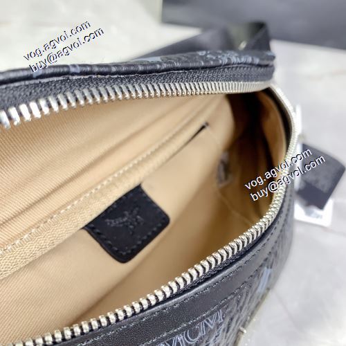 斜め掛けバッグ スタイルアップ効果 エムシーエム コピー MCM フュルステン 2021秋冬 ベルトバッグ 2色可選 エムシーエムバッグコピー ショルダー 調節可能 28x10x9cm