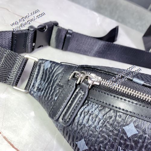 斜め掛けバッグ スタイルアップ効果 エムシーエム コピー MCM フュルステン 2021秋冬 ベルトバッグ 2色可選 エムシーエムバッグコピー ショルダー 調節可能 28x10x9cm