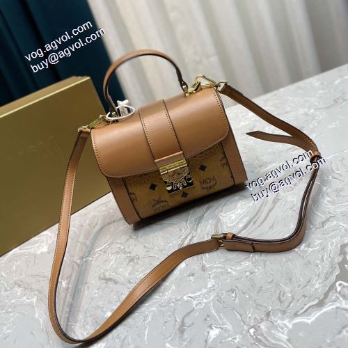 2021秋冬 エムシーエム コピー MCM ショルダーバッグ ハンドバッグ エムシーエムコピー 19x15cm
