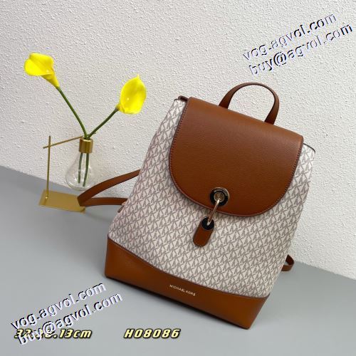 上品上質 2021秋冬 マイケルコース 収納力のよい バックパック モノグラム Michael Kors シンプル＋多機能