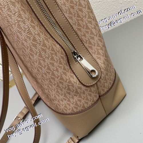 通勤 出張 旅行 モノグラム リュック ショルダー 調節可能 2021秋冬 マイケルコース Michael Kors 選べる極上