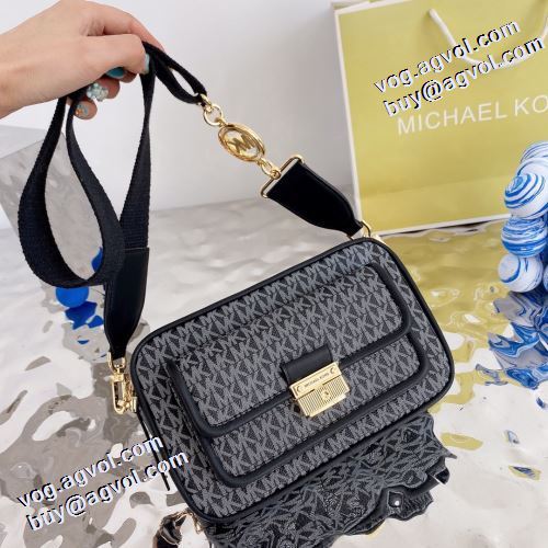 3色可選 耐久性のある ショルダー 調節可能 2021秋冬 マイケルコース Michael Kors 斜め掛けバッグ 気軽に持てる オリジナリティに富んだバッグ