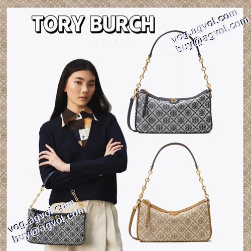 強い魅力を感じる一枚  2021秋冬 トリー バーチ Tory Burch ボストンバッグ トリー バーチコピーブランド ショルダーバッグ 2色可選
