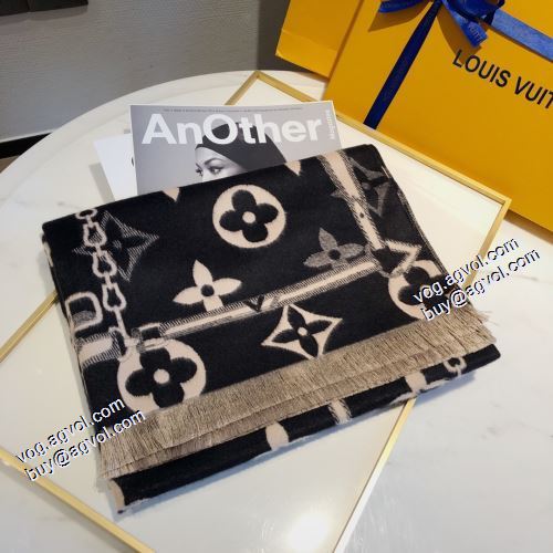 魅力ファッション 5色可選 ルイ ヴィトンコピー ブランド 2021秋冬 ルイ ヴィトン LOUIS VUITTON マフラー リバーシブル