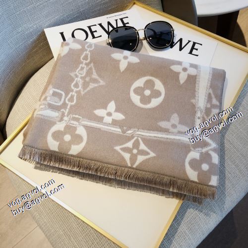 魅力ファッション 5色可選 ルイ ヴィトンコピー ブランド 2021秋冬 ルイ ヴィトン LOUIS VUITTON マフラー リバーシブル
