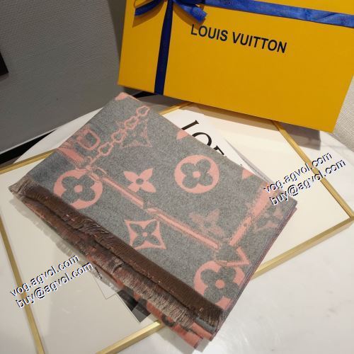 魅力ファッション 5色可選 ルイ ヴィトンコピー ブランド 2021秋冬 ルイ ヴィトン LOUIS VUITTON マフラー リバーシブル