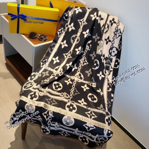 魅力ファッション 5色可選 ルイ ヴィトンコピー ブランド 2021秋冬 ルイ ヴィトン LOUIS VUITTON マフラー リバーシブル