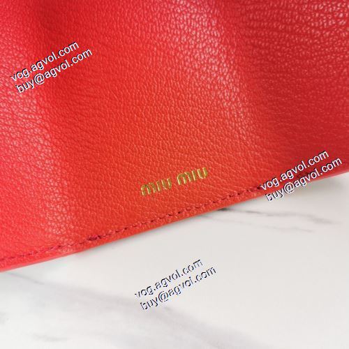 4色可選 人気販売中 2021春夏 MIUMIUスーパーコピー 激安 ミュウミュウ MIUMIU レディース財布