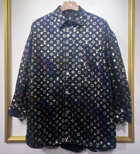 花プリントデザインジャケット 10年保証 日本未発売 2021秋冬 軽量ジャケット ルイ ヴィトン LOUIS VUITTON ルイ ヴィトンブランド コピー ジャケット