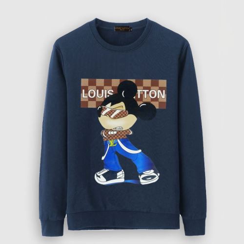 プリントパーカ 2021秋冬 プルオーバーパーカー 幅広いジャンル ルイ ヴィトン LOUIS VUITTON 人気 ランキング ルイ ヴィトンブランドコピー 4色可選