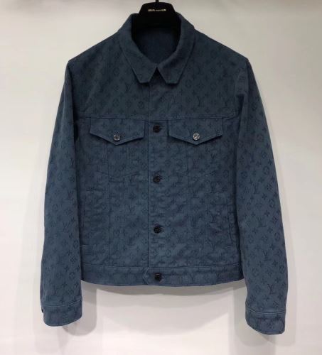 2021秋冬 2年以上連続１位獲得 こだわりのコート デニムジャケット ルイ ヴィトン LOUIS VUITTON ルイ ヴィトンブランド コピー 2色可選 楽に着用出来る