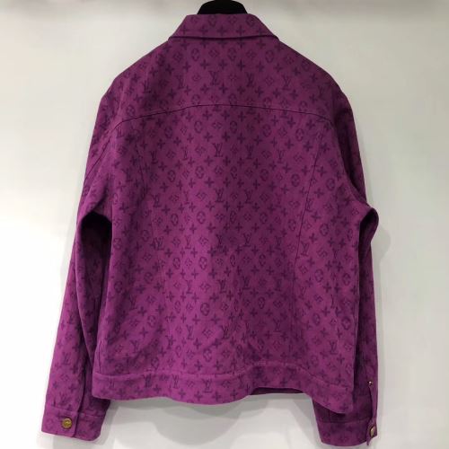 2021秋冬 2年以上連続１位獲得 こだわりのコート デニムジャケット ルイ ヴィトン LOUIS VUITTON ルイ ヴィトンブランド コピー 2色可選 楽に着用出来る