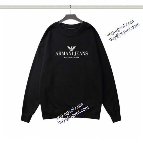 2021秋冬 ペアルックトップス アルマーニ スーパーコピー ARMANI プルオーバーパーカー 高品質 人気