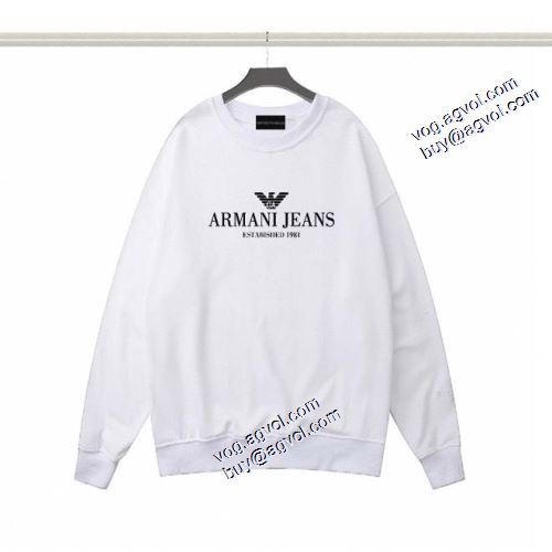 2021秋冬 ペアルックトップス アルマーニ スーパーコピー ARMANI プルオーバーパーカー 高品質 人気