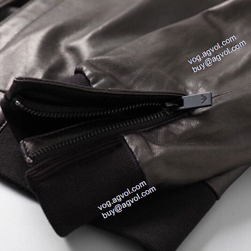 2021秋冬 アルマーニ スーパーコピー ARMANI 革ジャンパー 人気販売中 フェイクファー製のコート