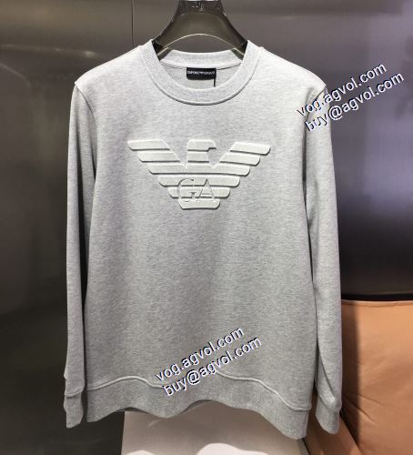 2021秋冬 プリントパーカ 秋着用 アルマーニ ブランドスーパーコピー ARMANI ジャージセット 人気商品登場