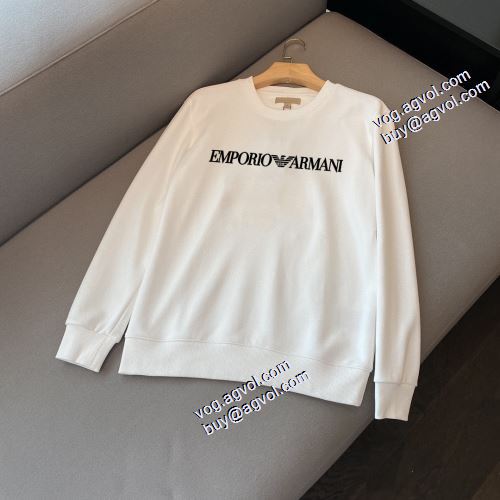 2021秋冬 ジップパーカー 人気新品★超特価★ アルマーニ プルオーバーパーカー ARMANI ブランドコピー