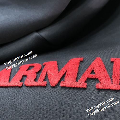 フード付きコート プリント柄 2021秋冬 2色可選 アルマーニブランド コピー ブルゾン アルマーニ ARMANI 争奪戦必至 逸品