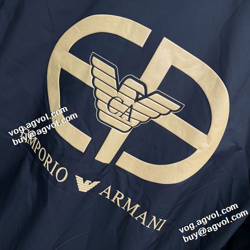楽に着用出来る 2021秋冬 アルマーニスーパーコピー 優美なお出かけスタイル アルマーニ ARMANI ブルゾン プリント柄