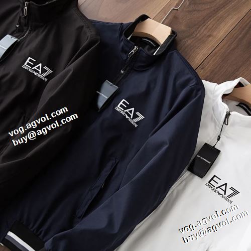 絶大な人気を誇る 2021秋冬 アルマーニコピー アルマーニ ARMANI ブルゾン ポケット付 シンプルなデザイン 3色可選