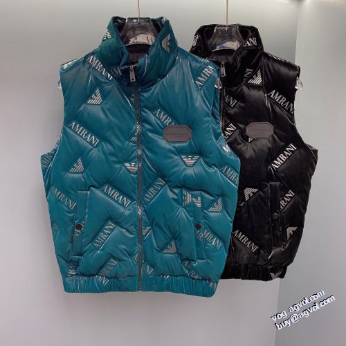 フィルパワーの高い アルマーニスーパーコピー 身体を保温できる 2021秋冬 アルマーニ ARMANI 大絶賛の履き心地! ライトダウンジャケット 2色可選